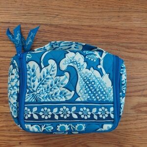 Paisley And Floral Vera BRADLEY Travel Make-up Bag Hanging Toiletry CASE